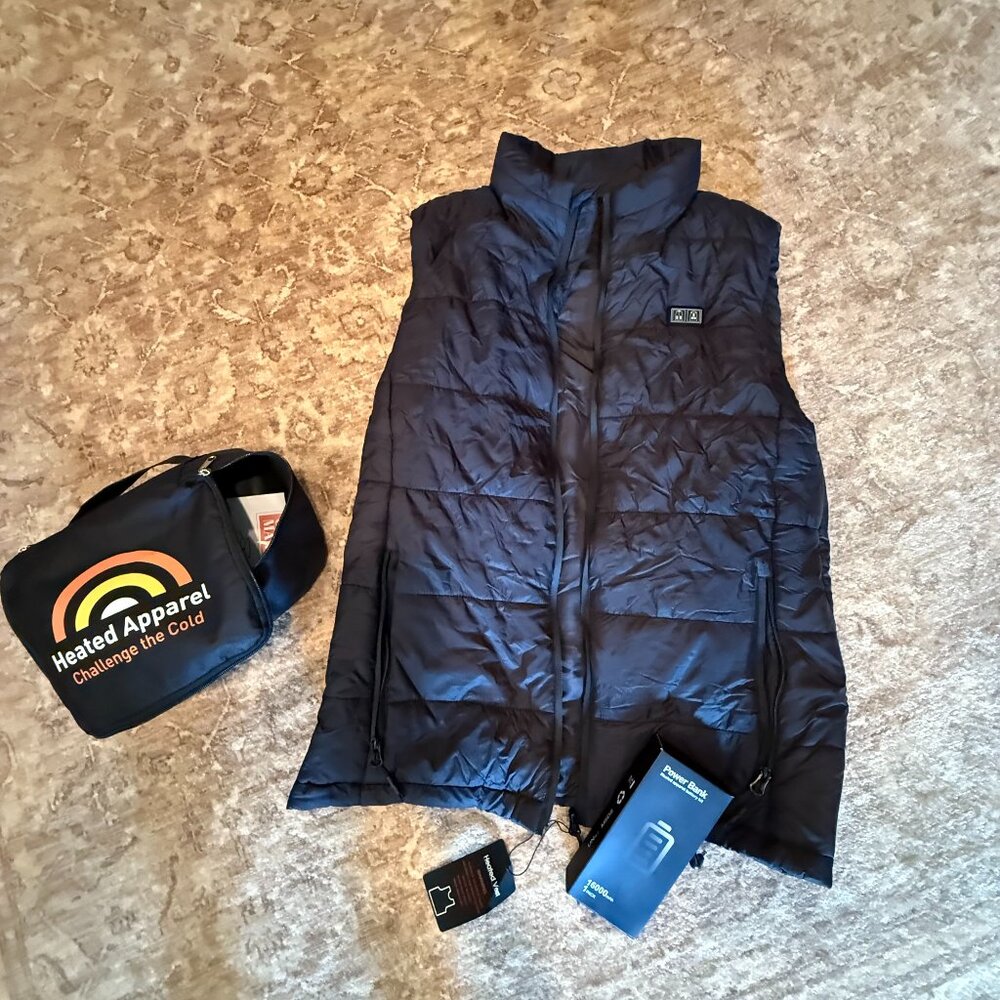 Heated Vest Tags Attached